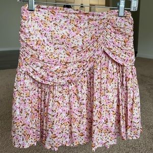 Mink Pink Floral Skirt